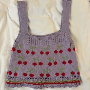 Cherry crop top